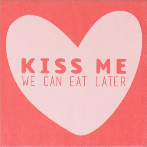 räder Servietten Kiss me we can eat later | 20 Lunchservietten 33x33