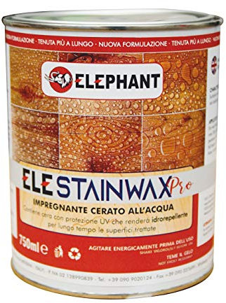 Ele Stainwax Pro 750 ml | Lasure cirée, pour bois à l'eau – Transparent