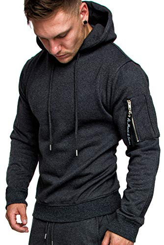 Amaci&Sons Herren Cargo-Style Pullover Sweatshirt Hoodie Sweater Camouflage 4003