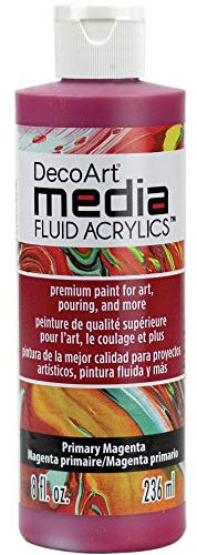 DECO ART Media Fluid Acrylic, Primary Magenta, One Size