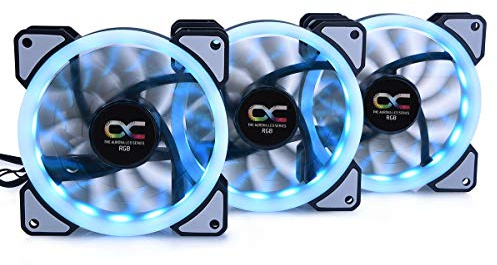 Alphacool Gehäuselüfter Eiszyklon Aurora LUX Digital RGB - 3er Kit 120x120x25mm
