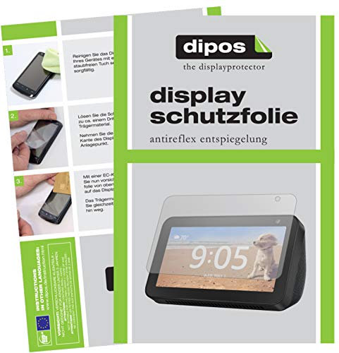 dipos 2x Displayschutzfolie matt für Amazon Echo Show 5