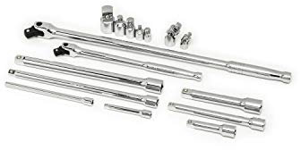 Crescent CTK16 Steckschlüssel-Zubehör-Set, 16-teilig