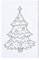 May and Berry Holzstempel - Weihnachtsbaum, 35x55mm, Weiß