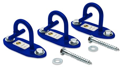 Anchor Gym Set mit 3 Mini-H1-Wandankern für das Training, entworfen für Körpergewicht-Riemen, Widerstandsbänder, Krafttraining, Heim-Fitnessstudio, Physiotherapie