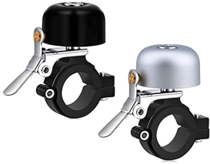 Greallthy Fahrradklingel Klassisch aus Messing - Laut Klingel Fahrrad für 22,2-31,8mm Lenker - Robuste und kleine Fahrradklingel- Fahrrad Klingel Retro Vintage Design