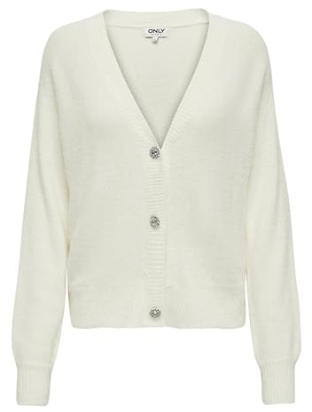 ONLY Damen Onlella Piumo L/S Cardigan CC KNT Strickjacke (1er Pack)