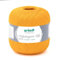 Häkelgarn 100 Gründl 100% Baumwolle, Filetgarn,häkeln, 100g 566 m,NS -2,Stärke 10 (134 orange)