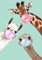 5D Diamond Painting, 30x40cm DIY 5D Diamant Malerei Kits, Diamant Painting Bilder, DIY Strass Stickerei Kreuzstich Malerei für Home Wall Decor(Strauß, Giraffe, Alpaka)