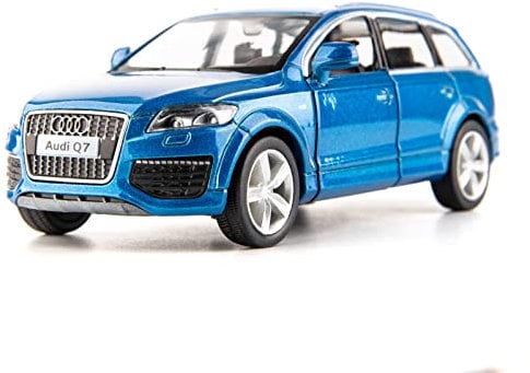 RMZ City 1/36 Maßstab Audi Q7 Casting Auto Modell, Zinklegierung Spielzeug Auto für Kinder, Zurückziehen Fahrzeuge Spielzeug Blau