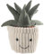 Apricot Lamb Soft Aloe Plant Plush Toy, Stuffed Green Pot, Kawaii Plushie for Kids, 9