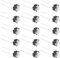 EMSea 50Pcs Micro Momentary Push Button Switch Replacement Momentary Tactile Tact Push Button Switch Accessories for Solderless Breadboards Electronic Circuits