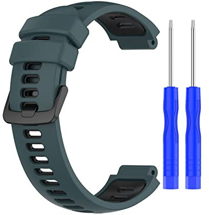 DFAMIN Silikon-Armband für Garmin Forerunner 220 230 235 630 620 735XT Approach S20 S5 S6 Fashion Strap 8 Farben Uhrenarmbänder Armband (Farbe: 6)