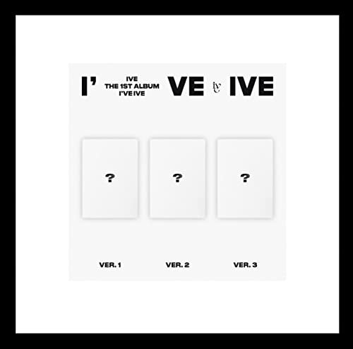 IVE I've IVE 1st Album CD+POB+Photobook+Photocard+Sticker+Tracking Sealed (SET(1+2+3))