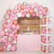 143Pezzi Gender Reveal Palloncini Kit Arco Baby Shower Party Deco Ragazza Girl Rosa BABY Casella AZLettera per Decorazioni Festa Nascita Bimba Gender Reveal Ballon Baby Shower Benvenuto Compleanno