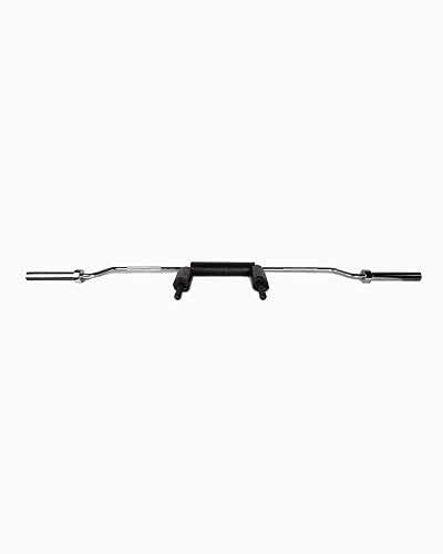 BOOMFIT Safety Squat Bar Olympische Sicherheits-Kniebeugenstange 220 cm | Schulter-Polsterung und Ergonomische Griffe | Tragfähigkeit 350 kg | Powerlifting Halterofilia Home Gym