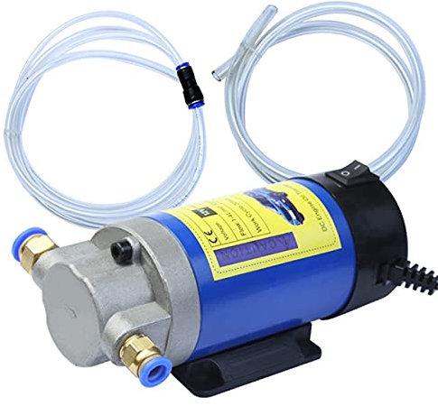 JMorCO Pompes électriques Portable 12v Pompe de Transfert d'huile 1-4l/Min Pompe à Carburant à Changement électrique pour Voiture Motos Pompe Accessoires Pompe