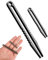 Lot de 2 mini pinces à épiler en titane, pinces à épiler portables en titane, pince à épiler de voyage EDC en alliage, petite pince à épiler portable, outils EDC et gadgets (noir)