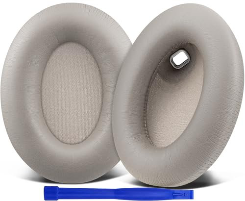 SOULWIT Professionelle Ersatz Ohrpolster für Sony WH-1000XM4 (WH1000XM4) Over-Ear Kopfhörer mit Weichem Proteinleder, Geräuschisolierung Schaum, Zusätzliche Dicke