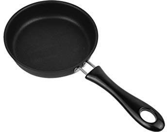 SHOUKAII Pot, Saucepan Mini Pan Flat Wok Steak Frying Pan Wok Pancake Egg Dumpling Pan Induction Cooker Kitchen Tools Universal