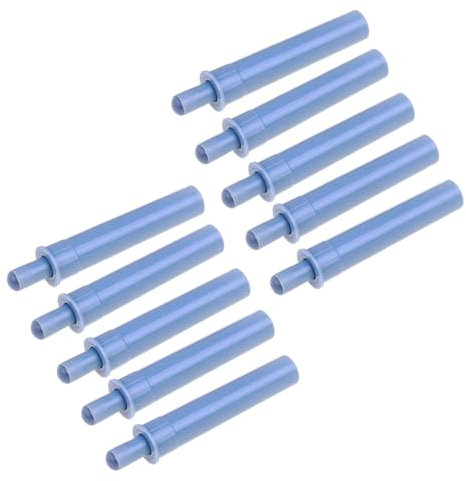 10stk Grau, Softclose Türdämpfer Möbelscharnier Montage, Quiet Soft Close Schrank Nachrüstung für Schranktüren und Schubladen