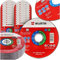 25 STÜCK TRENNSCHEIBEN DISC Ø125MM FÜR METALL, STAHL, EDELSTAHL FLEXSCHEIBE FÜR WINKELSCHLEIFER WüRTH® 2 125 x 1,0mm Dünn, gerade, langlebig und effizient, ideale Trennscheibe für präzises Schneiden