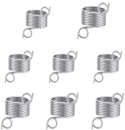 GXGM 8 Stück fade guide, häkelring, crochet ring, häkelringe, häkelringe finger, Metall Strickfingerhut, für Kunsthandwerk Edelstahl Handliche Strickpullover Fingerspule