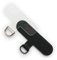 trage.band® Lanyard Pad: universelle Smartphone-Halterung zur Platzierung unter der Schutzhülle, 2 St (transparent+schwarz)