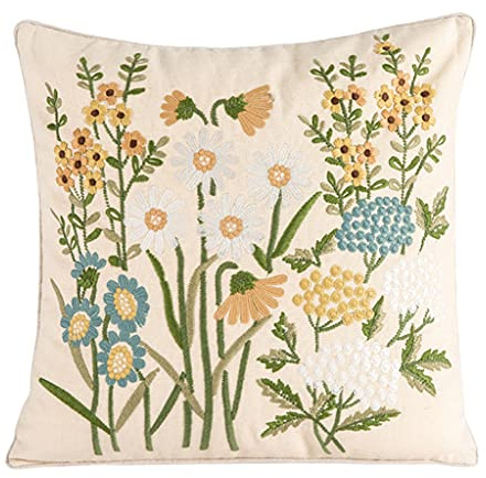 REITINGE Nordic Linen Kissen für Hülle, besticktes Sofakissen, Cov