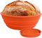 Webake Gärkörbchen Rund Silikon Gärkorb Brot 25 cm Brotgärkörbchen Gärkörbchen für Brot Brotkorb zum Backen