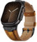 Suitisbest Cinturino in pelle con Apple Watch Ultra 2, 49 mm, 46 mm, 45 mm, 44 mm, 42 mm, in vera pelle, resistente, connettore in metallo per iWatch Ultra 10 9 8, 7, 6, 5, 4, 3 SE