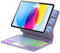 WAVATA Tastiera per iPad 10 Generation 10.9 2022, Magic Keyboard pour iPad 10 Generation 2022, Design Magnetico Fluttuante, Retroilluminazione a 7 Colori, Tastiera Trackpad Multi-Touch, Viola