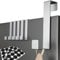 Filzada® 12x Türhaken Silber aus Metall - stabile Türhaken zum Einhängen inkl. FIlzpads für alle Türen - Kleiderhaken Tür - Haken Tür - Kleiderhaken Tür Einhängen