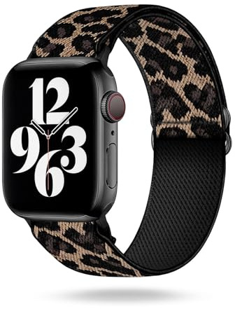 ONEFLOW Flex Loop Kompatibel mit Apple Armband Elastisch, Textil Stoff iWatch Armbänder Damen Herren Sport, Sportarmband Nylon Ersatz Watch Band Flexibel