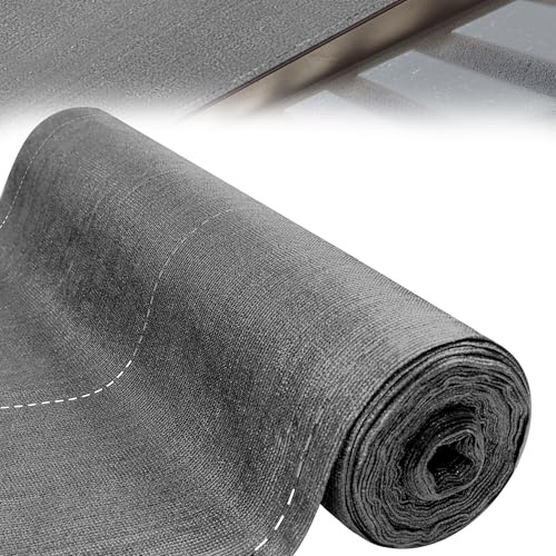 YRHome HDPE Zaunblende Sichtschutz 150 g/m² – 1,8 x 10 m, UV-beständig, Wetterfest, mit Kabelbinder, Sonnenschutz & Windschutz für Zaun, Balkon, Sportplatz, Garten, Grau