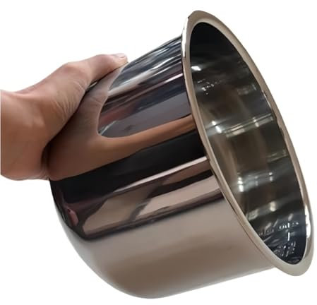 5L Kitchen Tool Rice Cooker Inner Bowl Replacement Parts, universal 304 Zero-coated Pot Lining. Compatible with Zojirushi. NS-TSC18/NL-AAC18 10 Cup Model