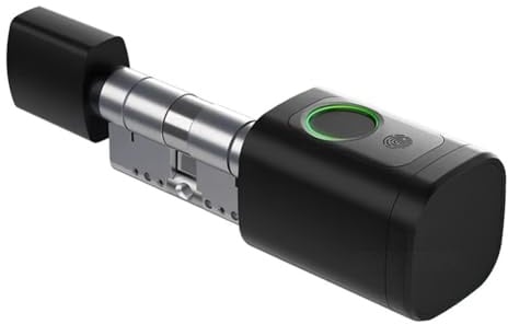 Gosera Intelligent Door Locks Bluetooth Fingerprint Lock Cord Code Swipe Door Lock Household APP Smart European Door Lock