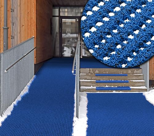 SafeStep AntiRutsch - Stufenmatte PRO Blau 30x73cm