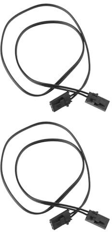 Briny River 2pcs 3Pin RGB Fan LED Hub Connector Cable 40cm Compatible with Corsair iCUE