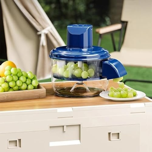 PEELMATIC Sbucciatore Elettrico per Frutta e Verdura, 5 Lame in Acciaio Inox, Plastica, 50W, 200x220mm, Ricaricabile