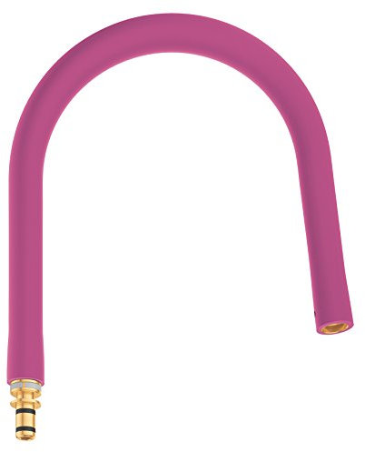 GROHFlexx, Ersatz Schlauchauslauf für Essence 30294 (Schlauchauslauf für die Küche, 360° drehbar, flexibler und hygienischer Santopren-Schlauch, inklusive Fixierungselementen), lila, 30321DU0