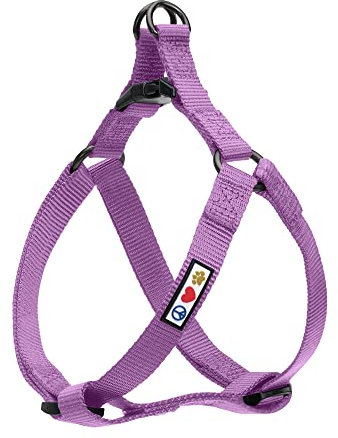 PAWTITAS Dog Harness XS Orchid Purple Reflective for Nighttime Visibility