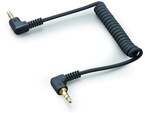 Zoom SMC-1 Stereo Mini Cable for DSLR Camera, 3.5mm TRS to TRS Cable, Connect Audio Recorder to DLSR Camera