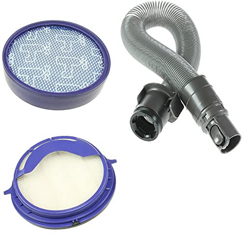 First4Spares 4M Stretch Hose, Pre & HEPA Post Motor Filter Kit for Dyson DC25 DC25i Vacuums
