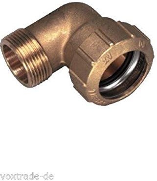 PE ROHR VERBINDER FITTINGS 20 mm Verschraubung aus Messing DVGW Trinkwasser (Messing, MS Winkel 1/2 AG)