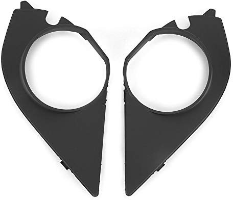 Suuonee Nebelscheinwerfer Abdeckung, Nebelscheinwerfer Abdeckung Lampe Rahmengitter Fit für 5er E60 E61 03-10[1 Paar]