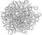 MZMing [300 Pack] Mini Vis à Œil 15mm x 7mm Tige à Vis Plaqué Argenté Crochet à Oeil Accessoires pour Fabrication de Bijoux Bricolage Création Fimo Bois Résine Petits Articles Ornés Projet D'artisanat