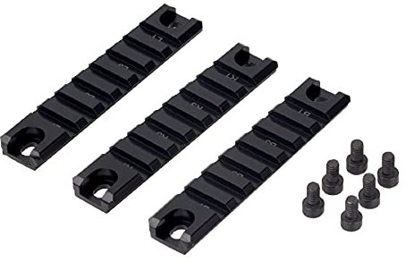 FOCUHUNTER G36 Picatinny Schiene Tactical Short 20mm Picatinny Schiene Base Mount Set 3-teiliges Schienensystem für Outdoor Jagd Sport Aluminium Komplett