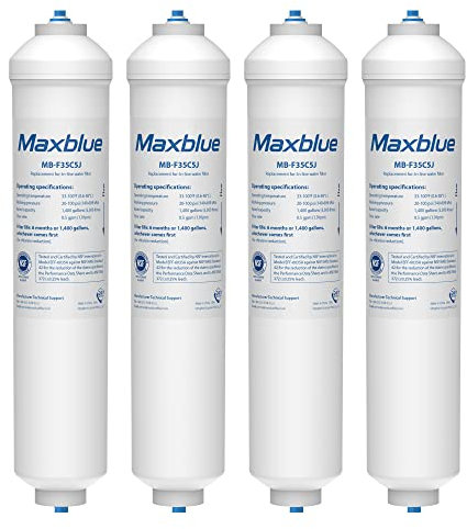 Maxblue Water Filter - DA29-10105J Replacement for Samsung External, Premium Coconut Carbon Block, NSF Certified, 6 Months Supply