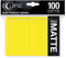 UP - Eclipse Matte Standard Sleeves: Lemon Yellow (100 Sleeves)